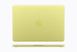 MacBook Neo 13-inch Citrus, lid top view and closed front edge