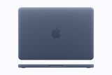 MacBook Neo 13-inch Indigo, lid top view and closed front edge