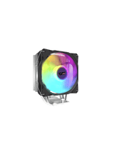 DarkFlash Storm Z4 Rainbow LED Tower CPU Cooler, BLACK