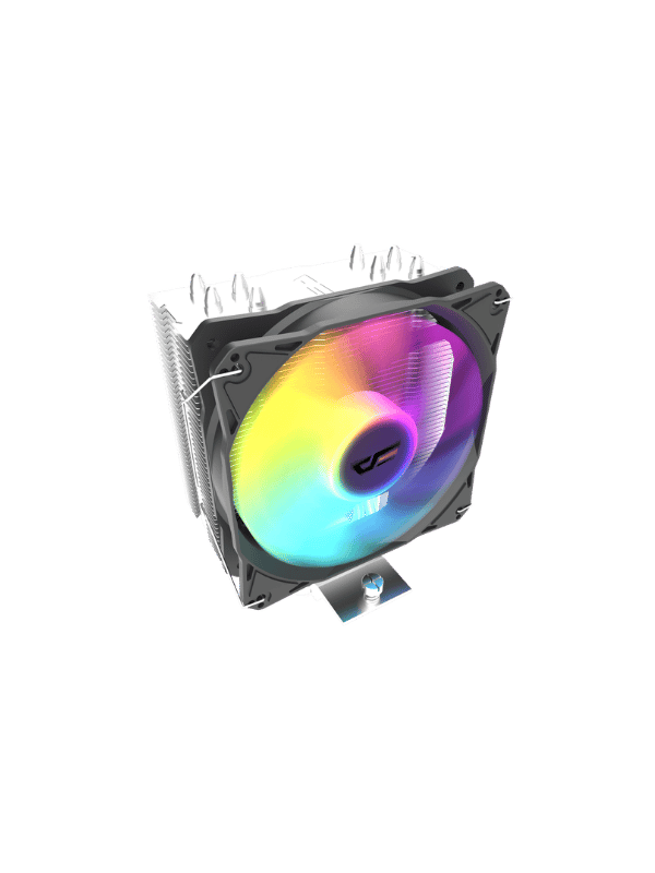 DarkFlash Storm Z4 Rainbow LED Tower CPU Cooler, BLACK