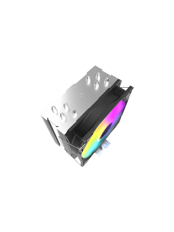DarkFlash Storm Z4 Rainbow LED Tower CPU Cooler, BLACK