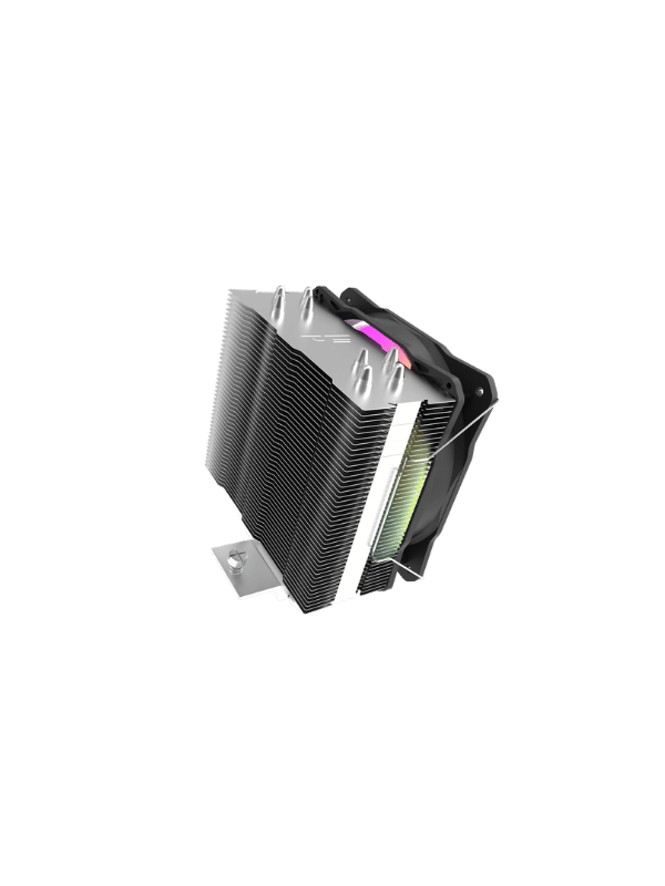 DarkFlash Storm Z4 Rainbow LED Tower CPU Cooler, BLACK