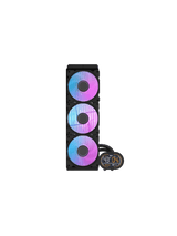 DarkFlash DH360D Liquid CPU Cooler, BLACK