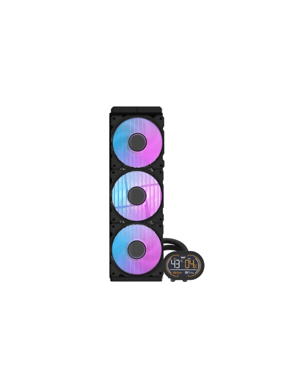 DarkFlash DH360D Liquid CPU Cooler, BLACK