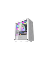 DarkFlash M305 Mesh M-ATX PC Case, WHITE