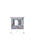 DarkFlash M305 Mesh M-ATX PC Case, WHITE