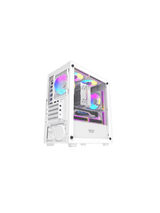 DarkFlash M305 Mesh M-ATX PC Case, WHITE
