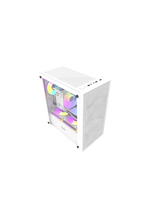 DarkFlash M305 Mesh M-ATX PC Case, WHITE