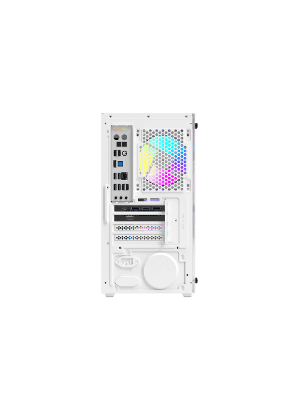 DarkFlash M305 M-ATX PC Case, WHITE