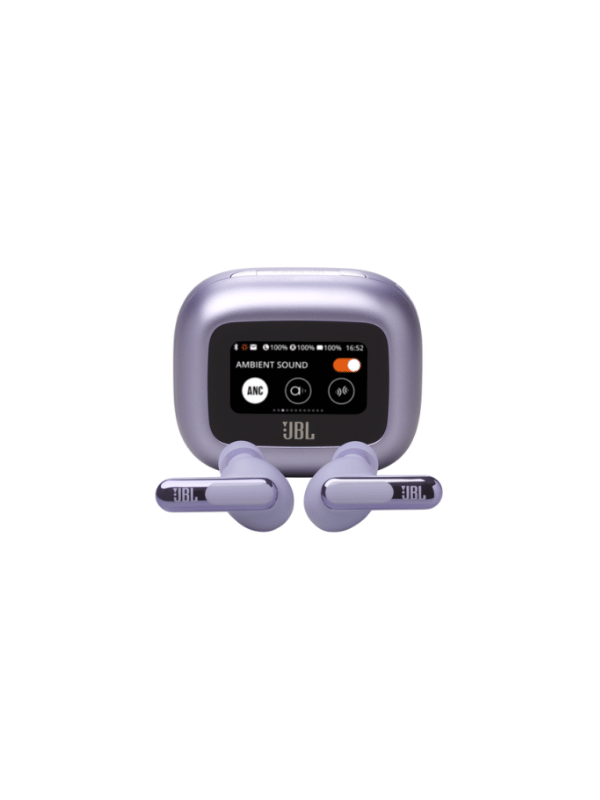 JBL Live Beam 3 Wireless Noise-Cancelling Closed-Stick Earbuds, 48Hrs Total Playback, Wireless Charging, 6 Mics for Perfect Calls, Multi-Point Connection, IP55 Waterproof and dustp