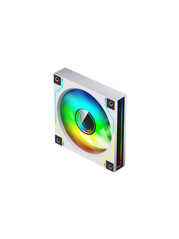 Darkflash DM20 ARGB Cooling Fan – WHITE