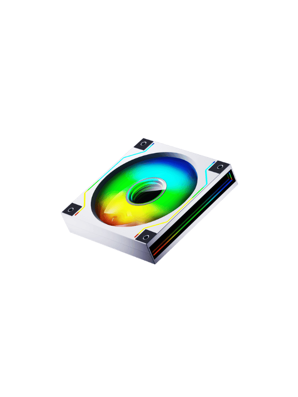 Darkflash DM20 ARGB Cooling Fan – WHITE