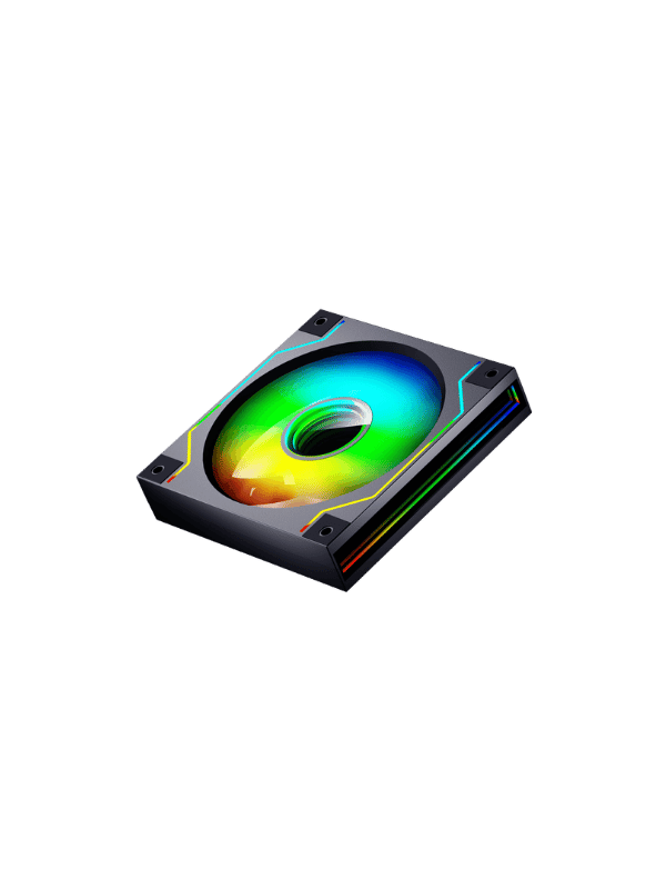 Darkflash DM20 ARGB Cooling Fan – BLACK