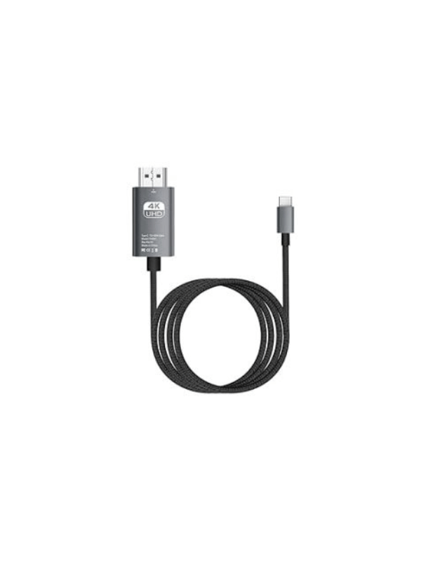Cable Type-C to HDMI Video Converter, 4K HD Projection TV Connection Adapter Cable, for Phone