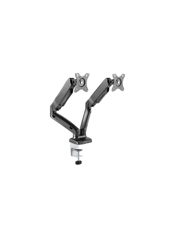 ARM MICRON MCR-MSE02 Dual Computer Desk Monitor Stand Monitor Arm, 17-34″ Inch, 360 Rotation
