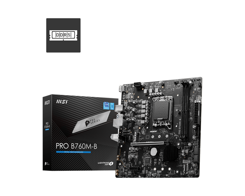 MSI PRO B760M-B DDR4 Motherboard