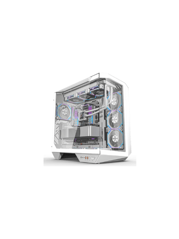 DarkFlash DY470 ATX PC Case, WHITE