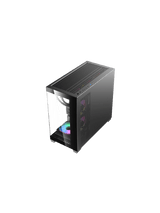 DarkFlash DS900M M-ATX PC Case, With 3 ARGB Fans, BLACK