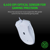 Razer Deathadder Essential Gam Mouse White