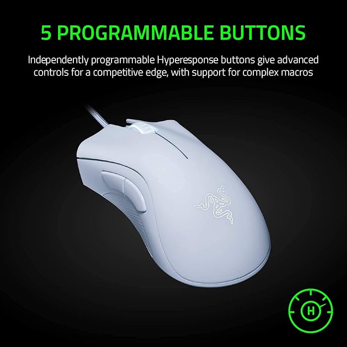 Razer Deathadder Essential Gam Mouse White