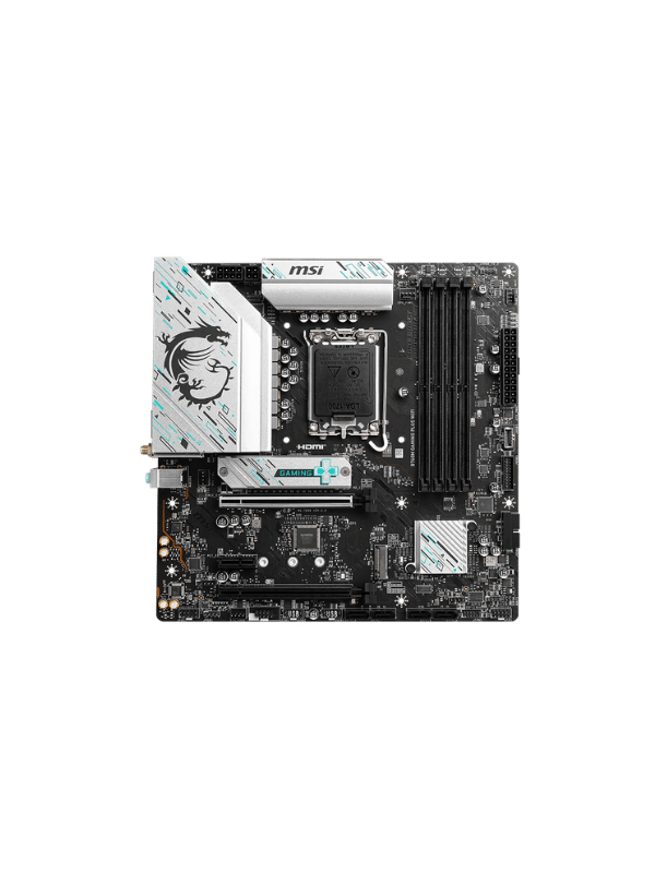 MSI B760M Gaming Plus WiFi Motherboard DDR5 , Supports 12th/13th Gen Intel Processors, LGA 1700
