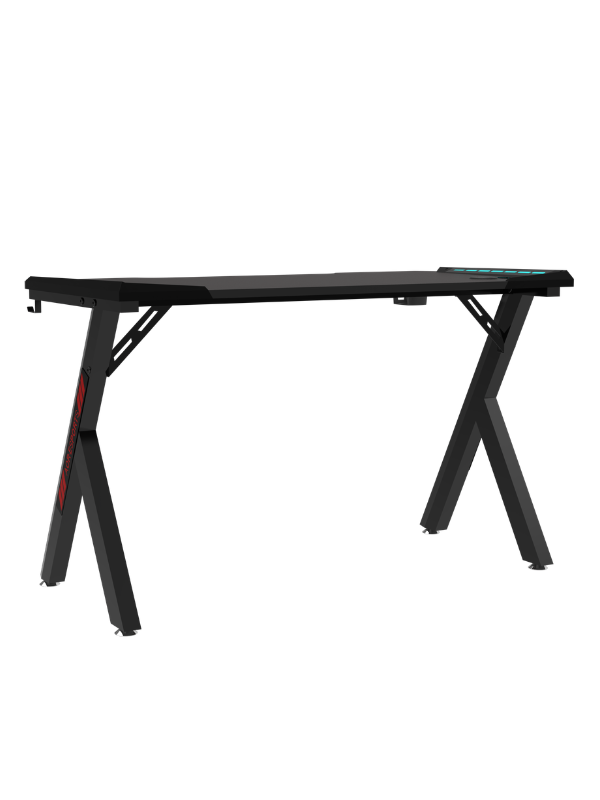 Gaming Desk RGB 120 x 60 x 72 cm, Black