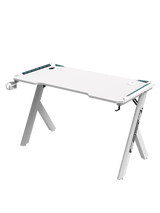 Gaming Desk RGB 120x60x72cm, White
