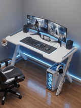 Gaming Desk RGB 120x60x72cm, White