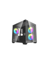 DarkFlash C275P M-ATX PC Case, BLACK