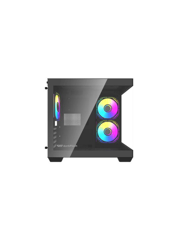 DarkFlash C275P M-ATX PC Case, BLACK