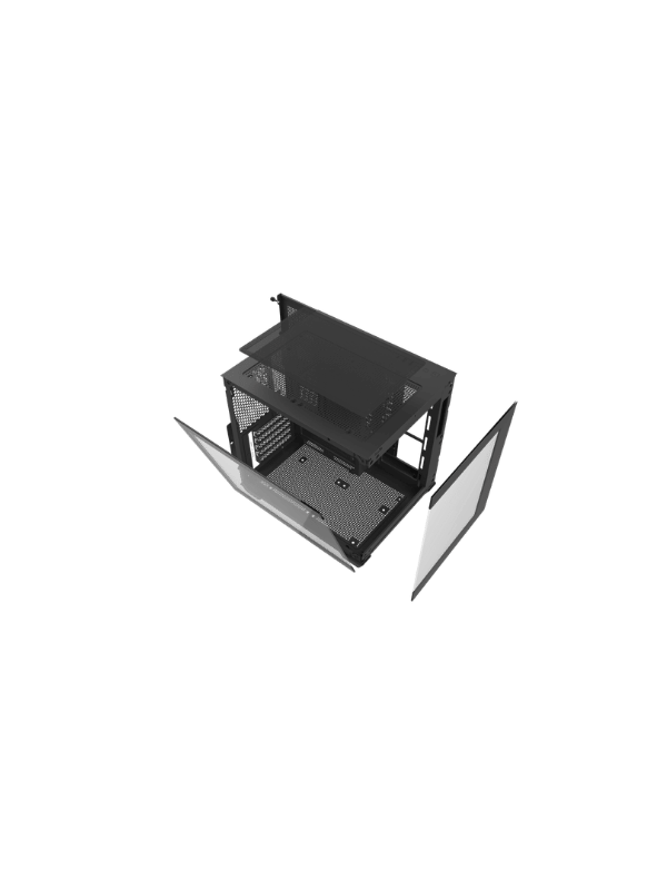 DarkFlash C275P M-ATX PC Case, BLACK