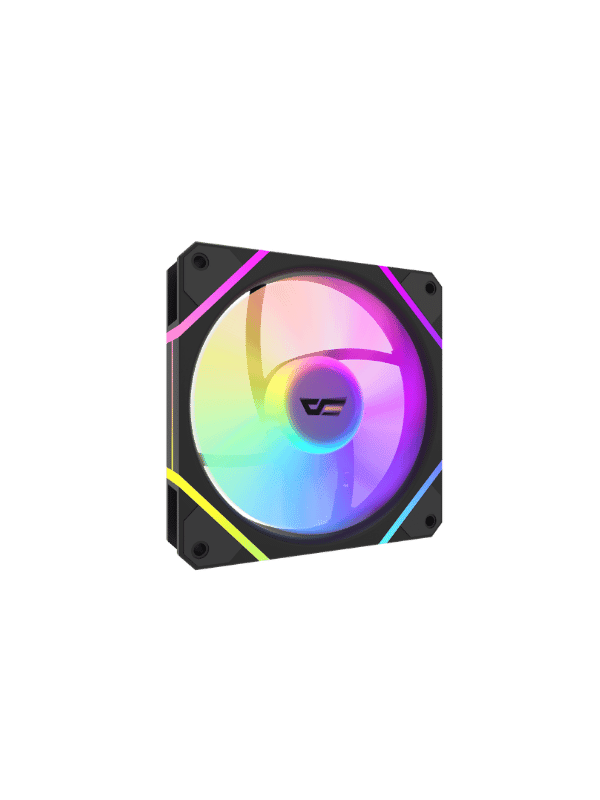 DarkFlash DM12 Pro A-RGB Cooling Fan, BLACK