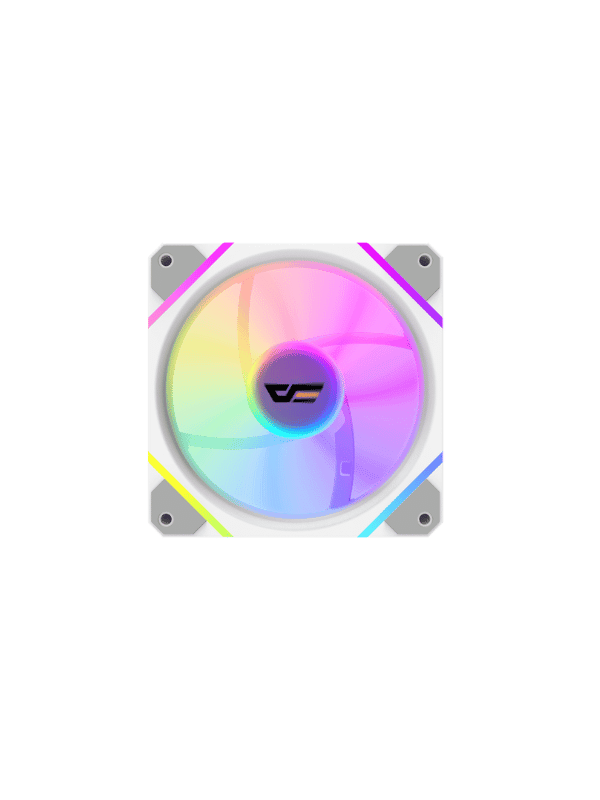 DarkFlash DM12 Pro A-RGB Cooling Fan, WHITE