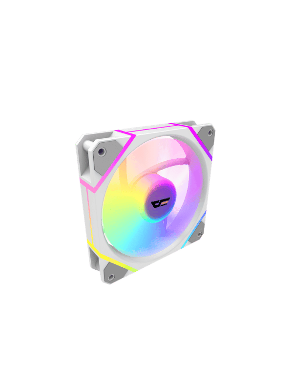 DarkFlash DM12 Pro A-RGB Cooling Fan, WHITE