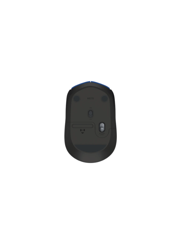 Logitech M171 Wireless Mouse for PC, Mac, Laptop, 2.4 GHz with USB Mini Receiver, Optical Tracking, 12-Months Battery Life, Ambidextrous – Black