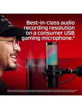 HyperX QuadCast 2 S USB Microphone, Black
