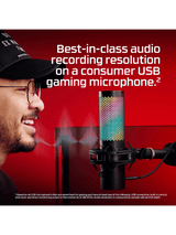 HyperX QuadCast 2 S USB Microphone, Black
