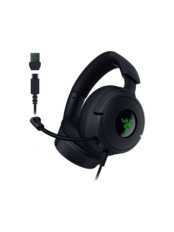 Razer Kraken V4 X Wired PC Gaming Headset, BLACK
