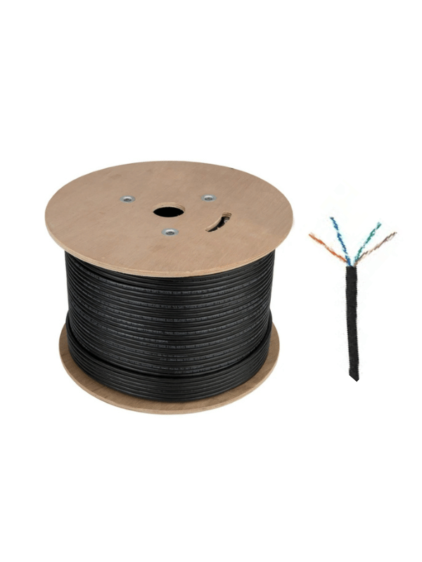 Cat 6 Network Cable 290M for Indoor Bare Copper Aluminum, Wire Diameter 0.6mm