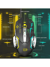 BAJEAL G8 RGB Gaming Mouse – Ergonomic, Wired, Programmable, Up to 3200 DPI