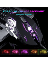 BAJEAL G8 RGB Gaming Mouse – Ergonomic, Wired, Programmable, Up to 3200 DPI