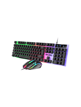 OFFER COMBO BAJEAL (T350 Wired Mechanical Gaming Keyboard Mouse Combos, G18 7.1 Gaming Headset, BAJEAL 800X300X3mm BLACK MOUSEPAD)
