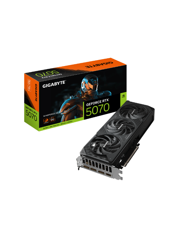 GIGABYTE GeForce RTX™ 5070 WINDFORCE OC SFF 12G 3X FANS