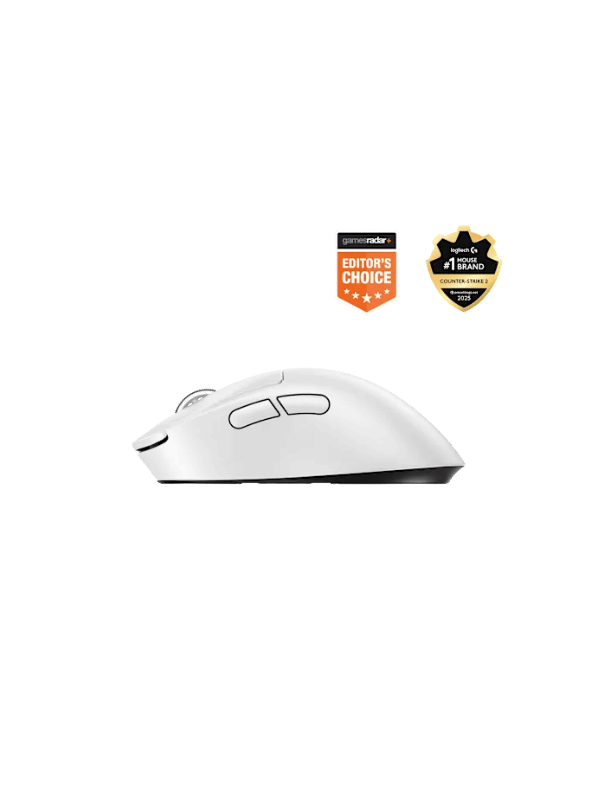 Logitech G PRO X Superlight 2 DEX Lightspeed Wireless Gaming Mouse, 8000Hz, 60g Pro-Grade Lightweight Mouse with 5 Programmable Buttons, 44k DPI Sensor, USB-C Charging, for PC/Mac 