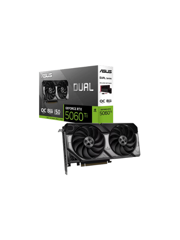ASUS Dual GeForce RTX™ 5060 Ti 8GB GDDR7 OC Edition