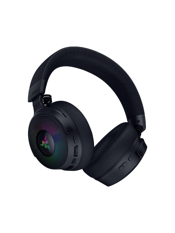 Razer Kraken V4 Pro Wireless RGB Gaming Headset with OLED Control Hub, Black
