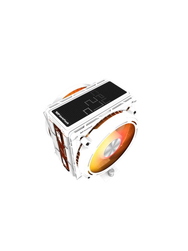 DarkFlash EXPLORE E400 PLUS Air CPU Cooler, WHITE