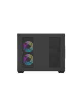 DarkFlash B275 Pro M-ATX PC Case, With 3 ARGB Fans DM20, BLACK