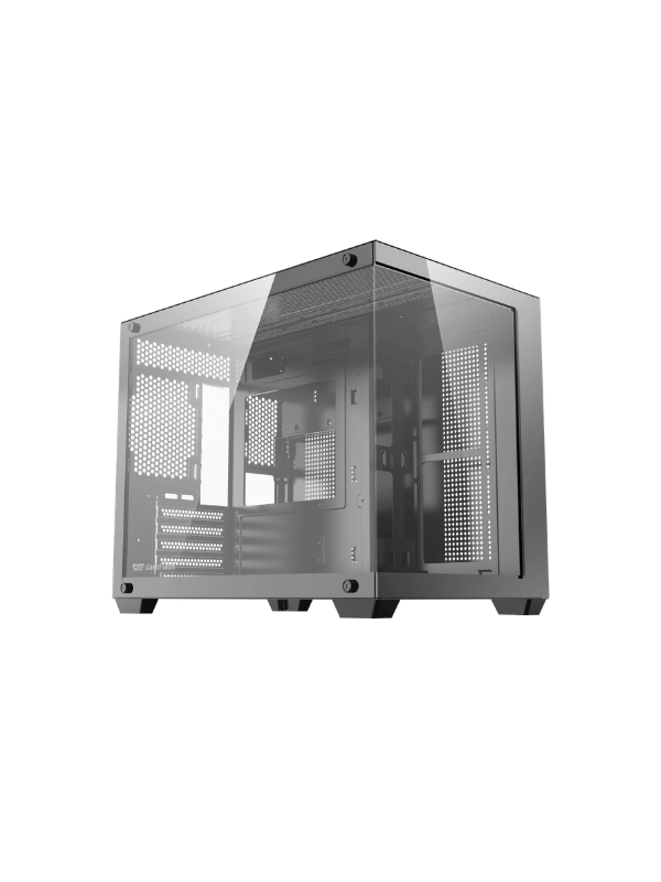 DarkFlash B275 Pro M-ATX PC Case, With 3 ARGB Fans DM20, BLACK
