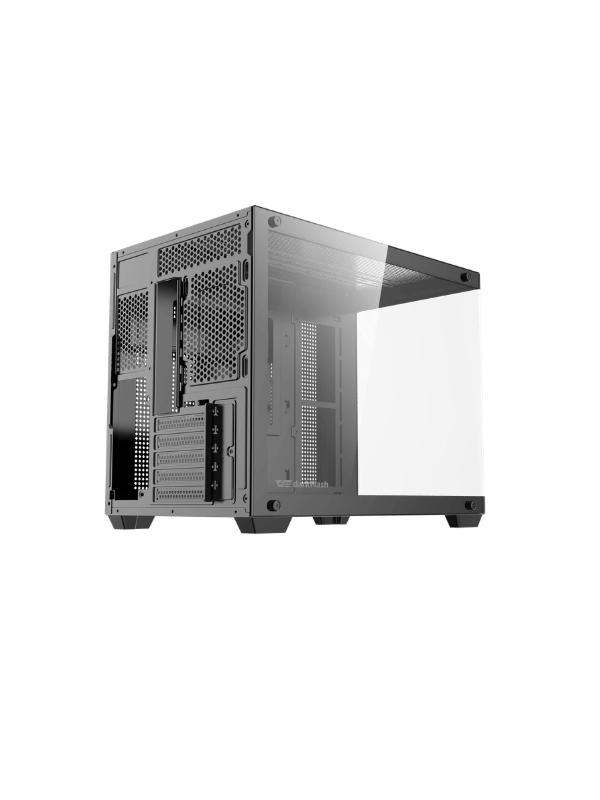 DarkFlash B275 Pro M-ATX PC Case, With 3 ARGB Fans DM20, BLACK